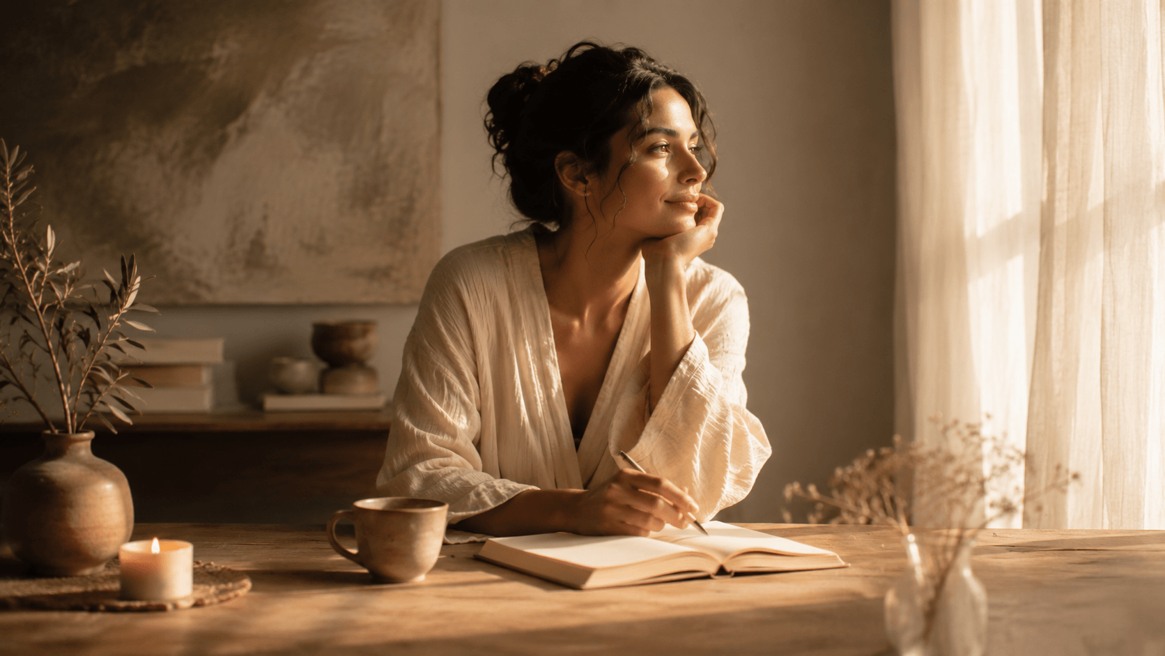 A quiet morning ritual for daily wisdom